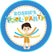 Personalized pool noodle boy birthday sticker design