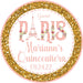 Pink & Gold Paris Quinceanera Stickers Or Favor Tags