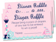 Pink Lighthouse and Sailboat Diaper Raffle Printable