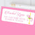 Pink carousel horse address labels