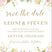 Pink rose gold wedding save the date cards