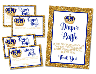 Prince Diaper Raffle Tickets