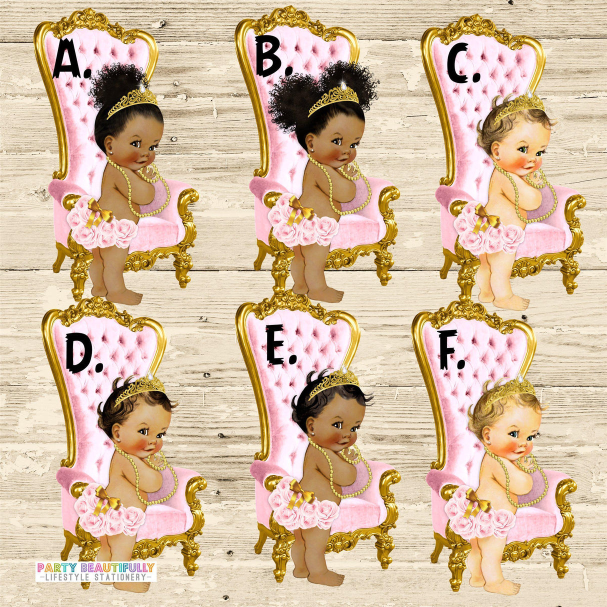 Princess Book Request Cards