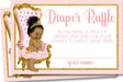 Princess Diaper Raffle Tickets