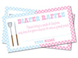 Printable BBQ Gender Reveal Diaper Raffle Tickets