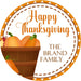 Pumpkin Thanksgiving Stickers