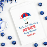Red White & Blue Baby Shower Favor Bags
