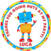 Robot Birthday Party Stickers