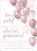 Rose Gold Balloon Quinceanera Invitations