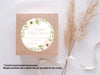Rustic Floral Baby Shower Stickers Or Favor Tags