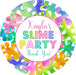 Slime Birthday Party Stickers Or Favor Tags