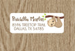 Sloth Address Labels