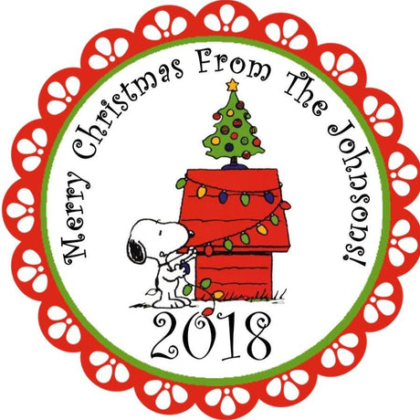 Snoopy Christmas Stickers