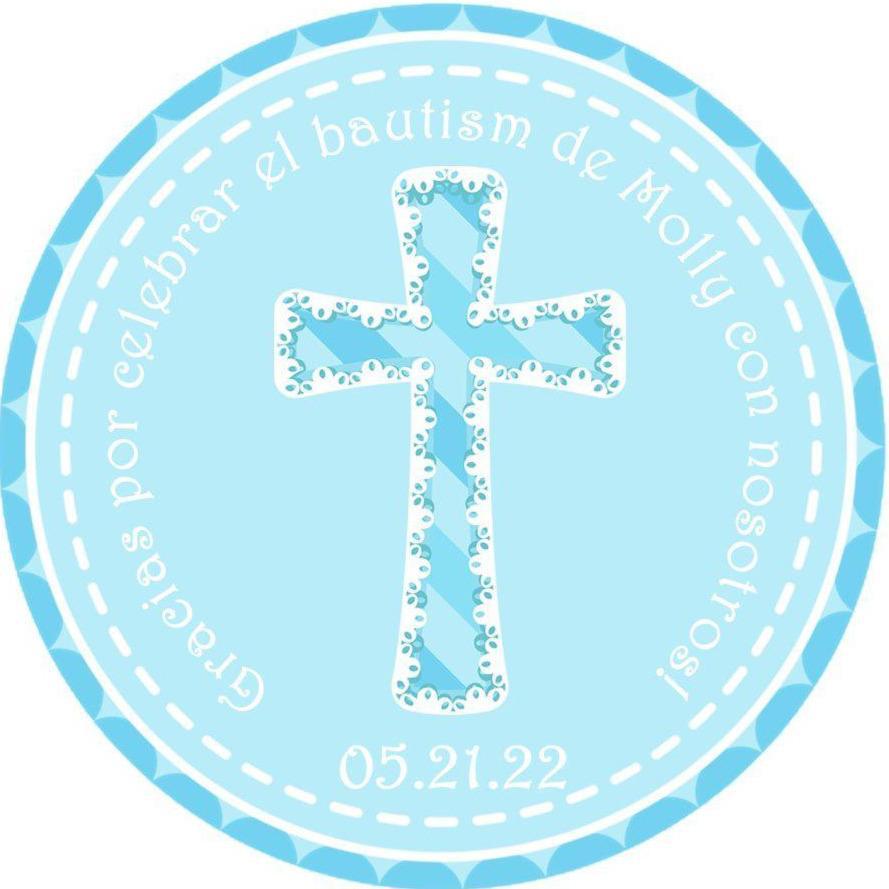 Spanish Boys Baptism Stickers