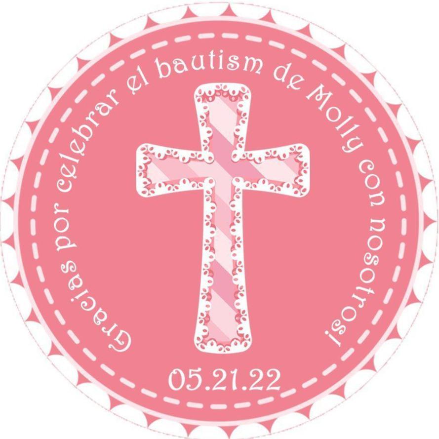 Spanish Girls Baptism Stickers