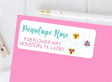 Spring Flower Address Labels