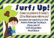 Surfing Birthday Party Invitations