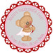 Teddy Bear Cupid Valentine's Day Stickers
