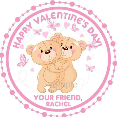 Teddy Bears Valentine's Day Stickers