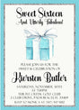 Tiffany Sweet 16 Party Invitations