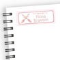 Tribal arrow themed back to school name labels with boho style