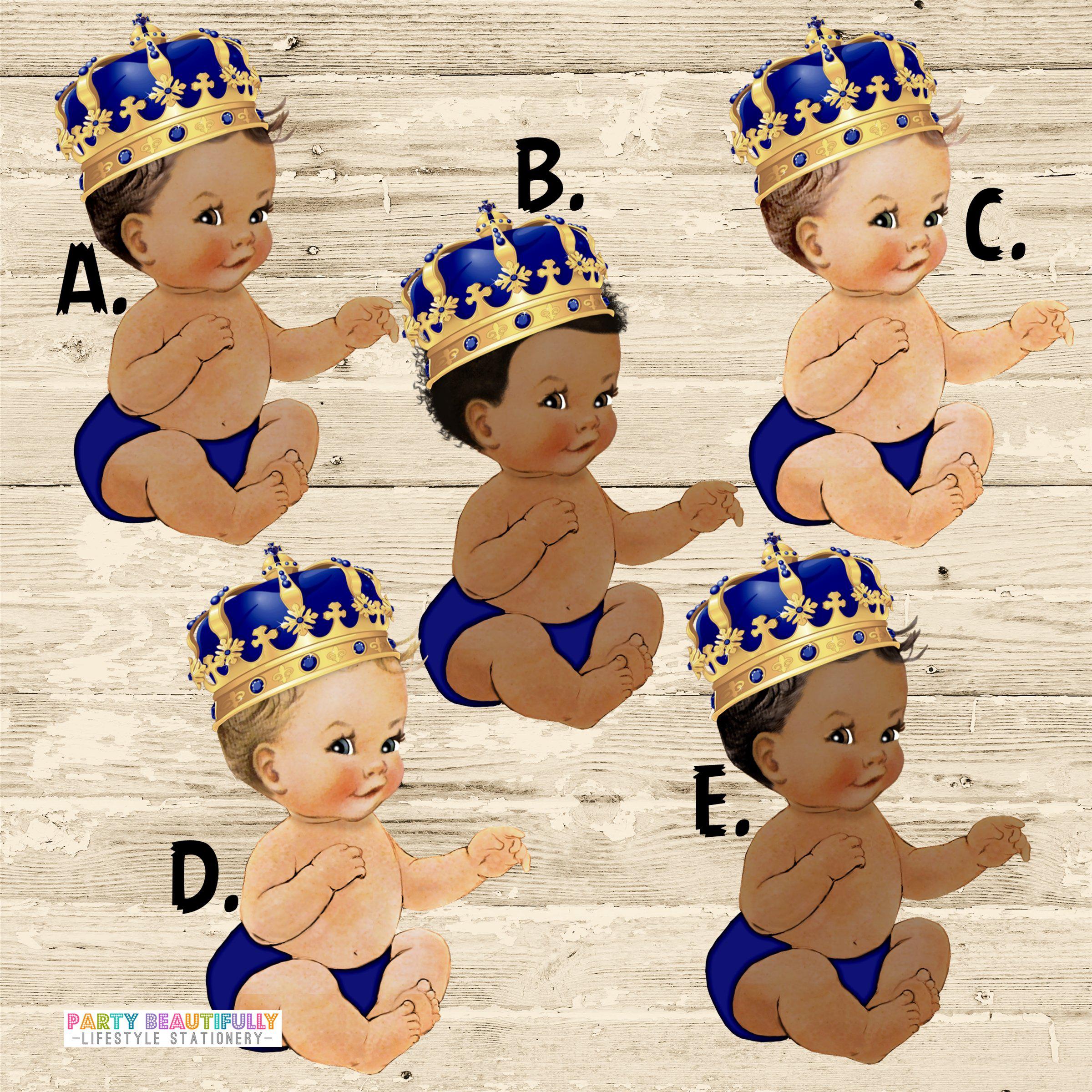 prince baby shower clip art
