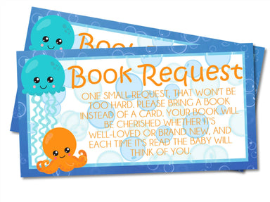 Under The Sea Book Request Cards