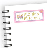 Unicorn Back To School Supply Name Labels
