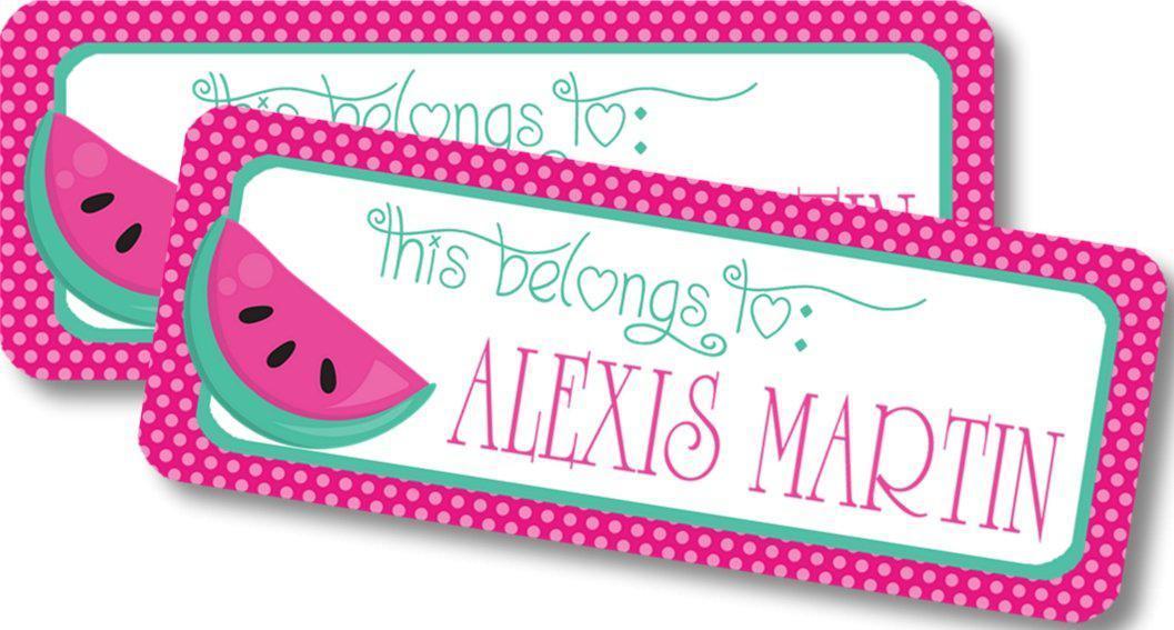 Pink Name Labels for School Supplies - Printable at Printable Planning for  only 4.95
