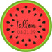 Watermelon Birthday Party Stickers Or Favor Tags