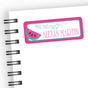 Watermelon back to school name labels with fruit illustration