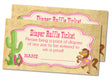 Western Cowgirl Baby Shower Diaper Raffle Instant PDF Download