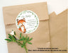 Woodland Fox Baby Shower Stickers Or Favor Tags