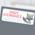 Woodland raccoon address labels with floral crown illustration
