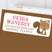 Woodland squirrel floral address labels with pink name text