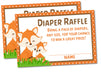 Woodlands Fox Diaper Raffle Tickets