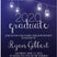blue graduation party invitations mason jar light design