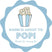 boy baby shower popcorn favor label
