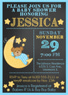 boys blue light blue over the moon baby shower theme