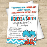 dr seuss thing 1 thing 2 twin baby shower invitations