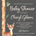 forest animals invitation cards boho floral woodland style