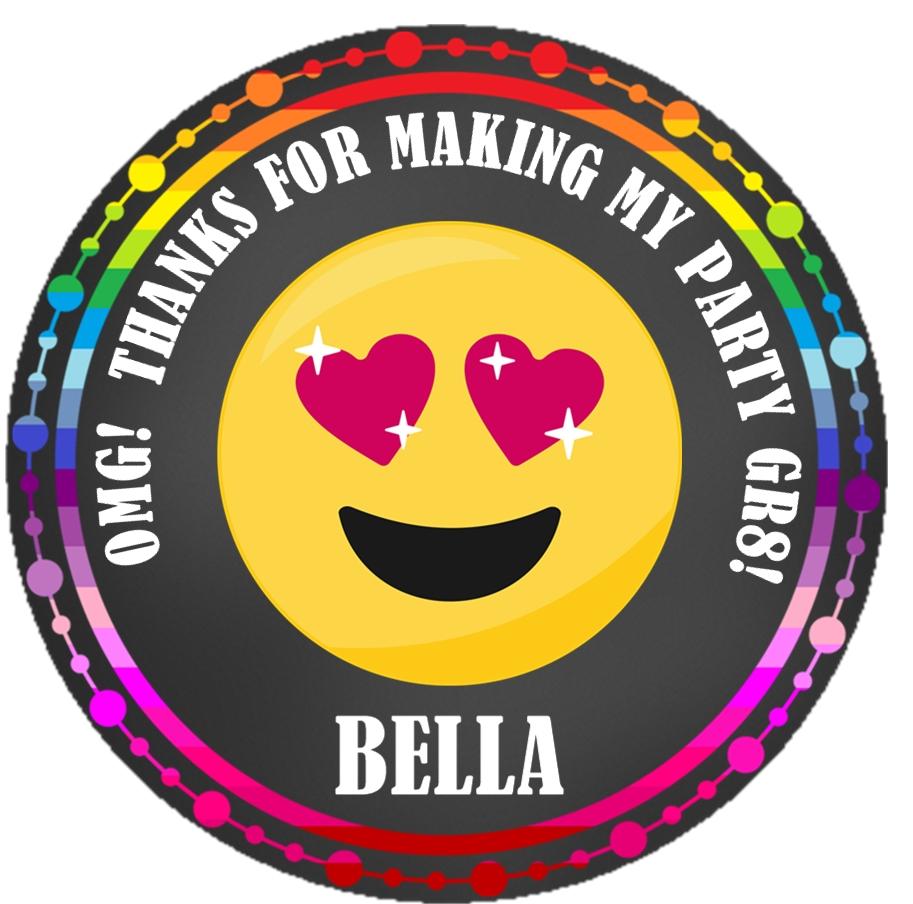 heart eyes emoji birthday stickers