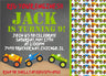 monster truck invitation cards boys birthday party style