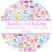 pastel dessert themed party favor label