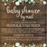 peach greenery floral baby shower by mail invitations with matching address labels