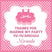 pink ballet tutu birthday sticker personalized
