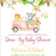 pink safari truck baby shower invitations floral theme
