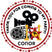 red and black movie camera birthday sticker
