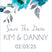 teal floral save the date cards elegant botanical wedding design