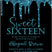 turquoise black sweet 16 invitations metallic drip design